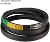 uxcell B-1346/B53 Drive V-Belt Inner Girth 53-inch Industrial Power Rubber Transmission Belt