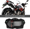 Digital Speedometer Odometer, DC 12V Universal Motorcycle LCD Digital Electronic Adjustable Tachometer