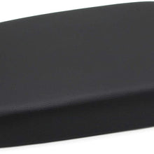 Ezzy Auto Black Leather Center Console Armrest Lid Cover Center Console Armrest Box Cover fit for 2009 2010 2011 Toyota Highlander