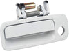 AUTEX 1pc White Exterior Door Handle Front Left Driver Side Compatible with Toyota Camry 1997 1998 1999 2000 2001 Door Handle 79426CD