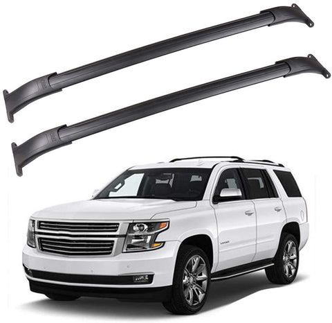 INEEDUP Cross Bars Roof Rack Fit for 2015-2020 for Chevy Suburban,2015-2020 for Chevy Tahoe,2015-2020 for Cadillac Escalade,2015-2020 for GMC Yukon OE Style Bolt-On Roof Rack Rail Cross Bar,2-Pack
