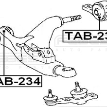 FEBEST TAB-234 Front Arm Bushing Kit