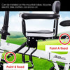 Window-pick Kids Children Bike Bearing Child Seat Bicycle Front Mount Baby Carrier Seat with Handrail Enclosed Protection Structure for Mountain Bikes Hybrid Bikes Fitness Bikes