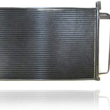 A/C Condenser - Pacific Best Inc For/Fit 3642 83-87 Chevrolet GMC Pickup 83-91 Blazer Jimmy Suburban SMALL BLOCK ENGINE (W/24in CORE HEIGHT RADIATOR)