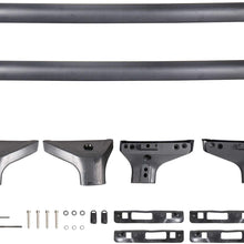 ROSY PIXEL Roof Rack Cross Bars for Toyota RAV4 2019 2020 2021 Luggage Carrier Aluminum Silver (excludes Adventure Grade)