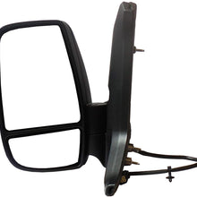 Brand New Driver Left Side Mirror Replacement Lower Glass with Plate fit Ford Transit 150 250 350 from 2015-Onward