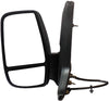 Brand New Driver Left Side Mirror Replacement Lower Glass with Plate fit Ford Transit 150 250 350 from 2015-Onward