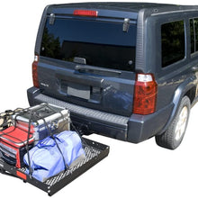 Pro Series 1040100 Solo Black 48" x 32" Hitch Mounted Cargo Carrier