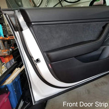 Motrobe Tesla Model 3 Model Y Door Seal Kit Soundproof Rubber Weather Draft Wind Noise Reduction Kit Model 3 Accessories