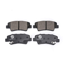 Ceramic Rear Brake Pad for 2011-2016 Hyundai Elantra, Disc Brake Pad Set QuickStop QuietCast Includes Installation Hardware by Fancomforstic