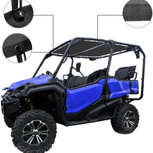 Shadeidea Honda Pioneer 1000-5 Sun Shade Black Mesh Sunshade Top Cover UV Blocker-10 years warranty