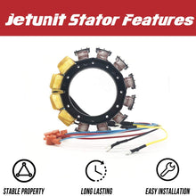 JETUNIT Genuine outboard 9 amp Stator assy Maganet Coil for Mercury 6 cyl 174-5456 398-5454A2 398-5454A6