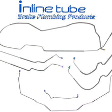 Inline Tube Front to Rear Brake Line Compatible With 1999-2005 Ford Truck/Excursion 1pc F250 F350 4wd ABS-Crewcab Longbed
