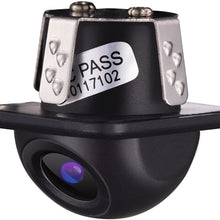 170° Wide Angle Backup Camera Waterproof Reverse Rear View Night Vision with Parking Lines Easy Install CMOS Camera GPFATTRY (XCM Camera)