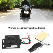 Terisass Motorcycle Anti-Theft Security System Universal 9-16V Anti-Theft Security Alarm System with Remote Control ABS Scooter Motorcycle Accessories