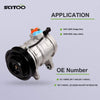 SCITOO AC Compressor Kit Compatible with CO 10900C 2007-2008 for Dodge Nitro 2006-2008 for Jeep Liberty 3.7L