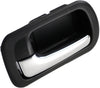 Dorman 82196 Rear Driver Side Interior Door Handle for Select Honda Models, Black and Chrome