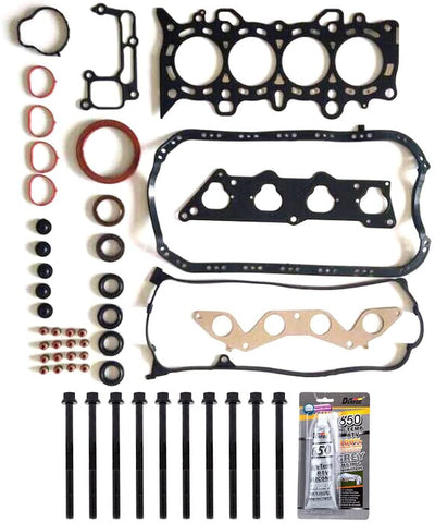 ECCPP Engine Replacement Head Gasket Set with Bolts for 01 02 03 04 05 1.7L for Honda Civic EX Civic HX D17A2 D17A6