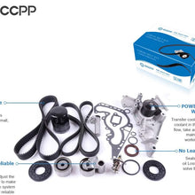 Timing Belt With Water Pump Kit, ECCPP Automotive Replacement Timing Kits For 1998-2004 Lexus LX470 2002-2004 Toyota Sequoia 4.7L V8 DOHC