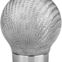 Sakali Universal Carbon Fiber Manual or Automatic Car Gear Shift Knob Shifter Lever Black