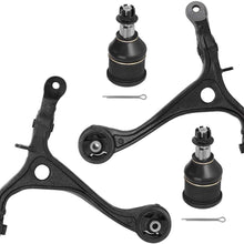 Front Lower Control Arm w/Ball Joint Assembly for 2003-2007 Honda Accord & 2004-2008 Acura TSX Sedan 4D Navigation, Pack of 4