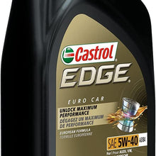 Castrol 03084C Edge 5W-30 Advanced Full Synthetic Motor Oil, 5 Quart
