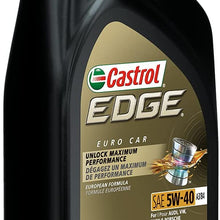 Castrol 03084C Edge 5W-30 Advanced Full Synthetic Motor Oil, 5 Quart