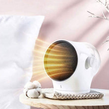 Zyyqt Mini Home Heater, Can Shake Head Hot Fan Desktop Mute Small Portable Home Dormitory Office Living Room Electric Heater