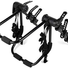 ZENITHIKE Trunk Mount Rack Car SUV CA-rgo Carrier Bike 3 Bike Trunk Rack - Max Load 35 lbs