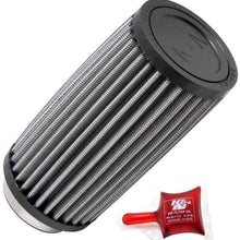 K&N Universal Clamp-On Air Filter: High Performance, Premium, Washable, Replacement Filter: Flange Diameter: 1.75 In, Filter Height: 6 In, Flange Length: 0.625 In, Shape: Round Straight, RU-2575