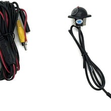 Ensight Auto Universal Snap in Flush Mount Reverse Backup Parking Rear View Camera with Micro Housing