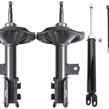 Shocks and Struts,ECCPP Front Rear Shock Absorbers Strut Kits Compatible with 2007 2008 2009 2010 Hyundai Elantra 338022 72306 338023 72305 349085 5622