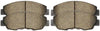 AutoShack SCD465A-537 Front and Rear Ceramic Brake Pads 2 Pieces Fits Driver and Passenger Side