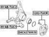 FEBEST HYAB-TUC1 Rear Arm Bushing Assembly