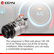 cciyu AC Compressor Pump for BMW X5 3.0L 2002-2006 CO 10837C Auto Repair Compressors Assembly