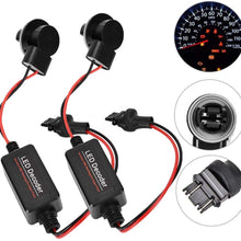 Akozon LED Decoder 2PCS LED Decoder Device Load Resistor Bypass Wiring Error Free Decoder 3156