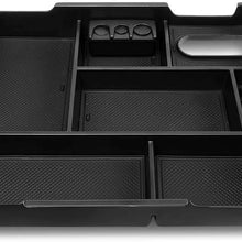 DNA MOTORING ZTL-Y-0019 Center Console Armrest Organizer Tray [for 14-19 Tundra], Black