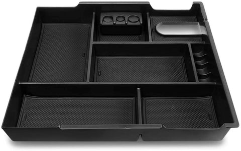 DNA MOTORING ZTL-Y-0019 Center Console Armrest Organizer Tray [for 14-19 Tundra], Black