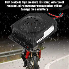 Terisass Motorcycle Anti-Theft Security System Universal 9-16V Anti-Theft Security Alarm System with Remote Control ABS Scooter Motorcycle Accessories