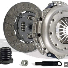 Clutch Kit And Slave Compatible With Pickup Truck F150 F250 XL XLT Lariat Base 1997-2000 4.6L V8 GAS SOHC 4.2L V6 GAS OHV (07-130SN)