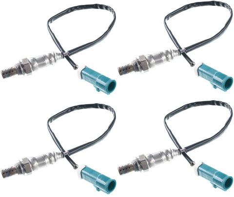 Set of 4 Front and Rear Oxygen Sensor for Ford F-150 2004-2008 Explorer Sport Trac 2004-2005