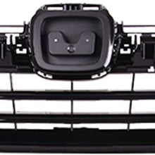 2017-2019 Honda Crv Front Grille; For Lx Model; Painted-Black; Made Of Abs Plastic Partslink HO1200234