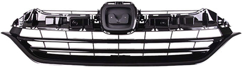 2017-2019 Honda Crv Front Grille; For Lx Model; Painted-Black; Made Of Abs Plastic Partslink HO1200234