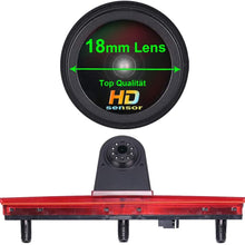 HD 1280x720 Pixels 1000 TV Lines 3rd Brake Light Reversing Camera Brake lamp Parking Camera for VW T5 Multivan Caravelle Hochdach T6 MIT Hochdach ab T5 Camper Lupo 6X Seat Arosa