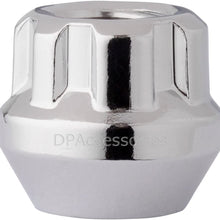 DPAccessories LOB2L6HC-CH04LK4 Chrome Wheel Locks 12x1.5 Open End Bulge Acorn 19mm & 13/16" Locking Lug Nuts Wheel Lock Set