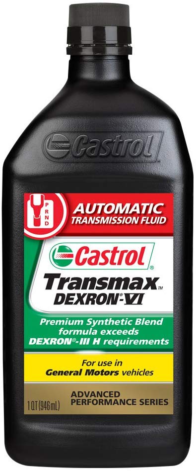 Castrol 6822 Transmax Dexron VI ATF, 1 Quart, Pack of 6