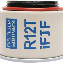 iFJF Automotive Replacement Filter of R12T Fuel Filter/Water Separator 120AT NPT ZG1/4-19 fit Diesel Engine (R12T Filter)