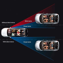AmFor, HD Glass Convex Lens Frameless Adjustable Blind Spot Mirror for All Universal Vehicles Car Stick-on Design (2 PCS) (Rectangle), 2 Pack