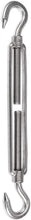 X AUTOHAUX 2pcs M12x1.75 Car 304 Stainless Steel Hook and Hook Turnbuckle Wire Rope Tension