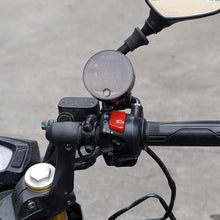 Waterproof Night Vision Motorcycle Meter LED Digital Display Voltmeter Voltage Volt Temperature Gauge Time LED 3 in 1 Cycling retail